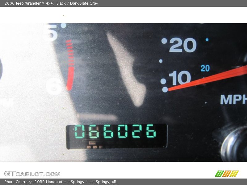 Black / Dark Slate Gray 2006 Jeep Wrangler X 4x4