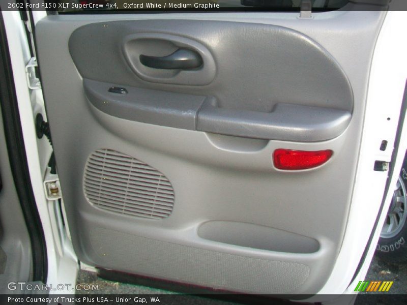 Oxford White / Medium Graphite 2002 Ford F150 XLT SuperCrew 4x4