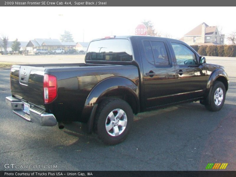 Super Black / Steel 2009 Nissan Frontier SE Crew Cab 4x4