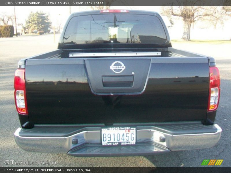 Super Black / Steel 2009 Nissan Frontier SE Crew Cab 4x4