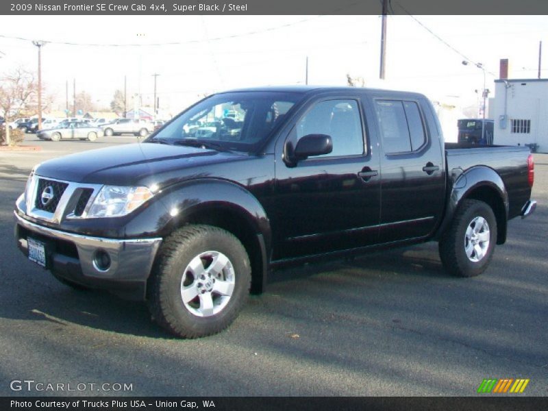 Super Black / Steel 2009 Nissan Frontier SE Crew Cab 4x4