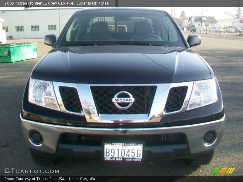Super Black / Steel 2009 Nissan Frontier SE Crew Cab 4x4