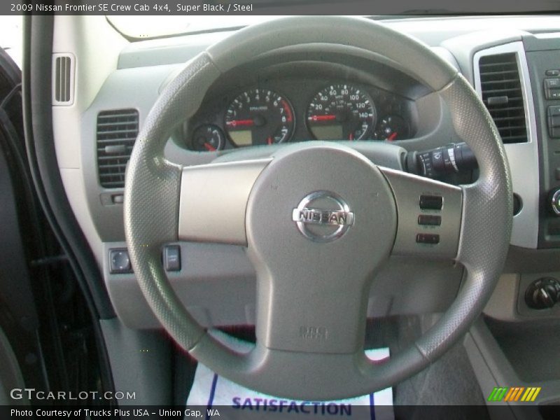 Super Black / Steel 2009 Nissan Frontier SE Crew Cab 4x4