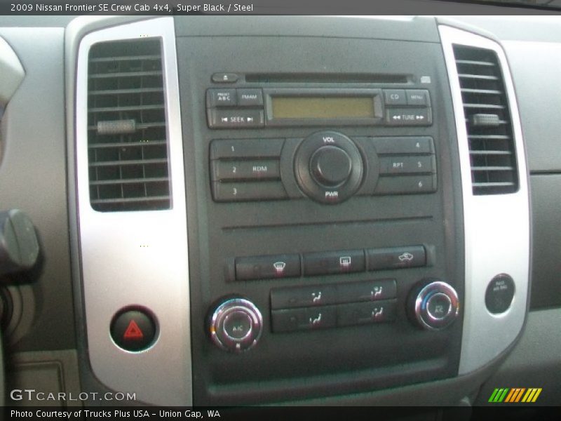 Super Black / Steel 2009 Nissan Frontier SE Crew Cab 4x4