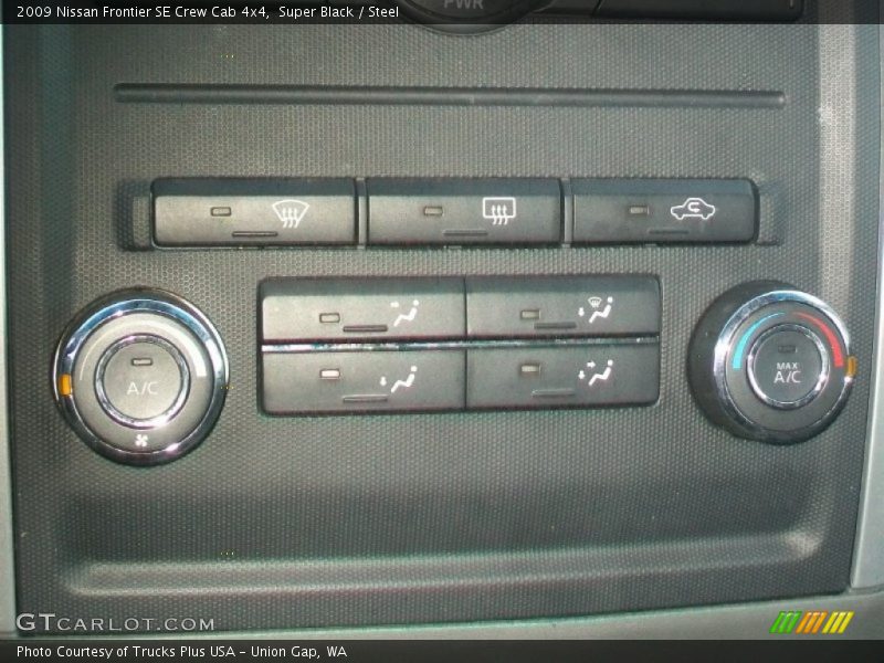 Super Black / Steel 2009 Nissan Frontier SE Crew Cab 4x4