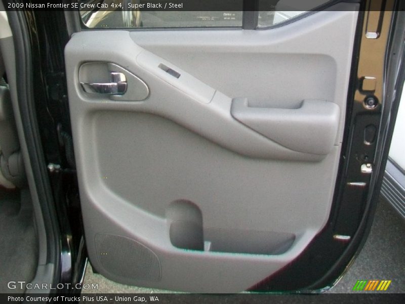 Super Black / Steel 2009 Nissan Frontier SE Crew Cab 4x4