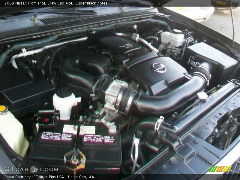 Super Black / Steel 2009 Nissan Frontier SE Crew Cab 4x4