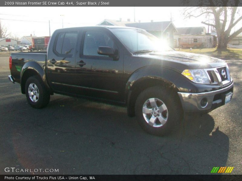 Super Black / Steel 2009 Nissan Frontier SE Crew Cab 4x4