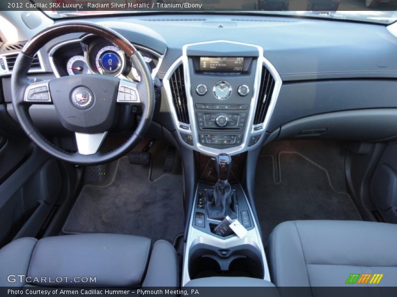 Radiant Silver Metallic / Titanium/Ebony 2012 Cadillac SRX Luxury