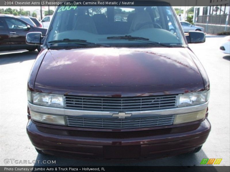 Dark Carmine Red Metallic / Neutral 2004 Chevrolet Astro LS Passenger Van