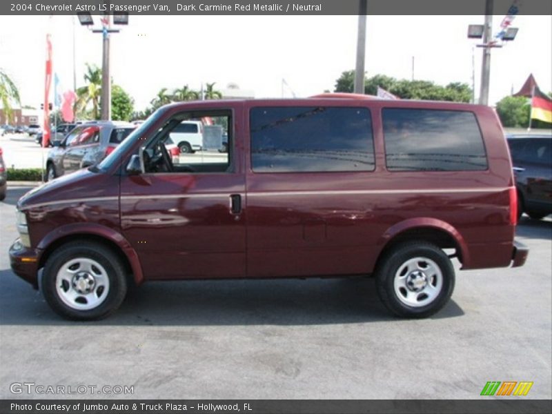 Dark Carmine Red Metallic / Neutral 2004 Chevrolet Astro LS Passenger Van