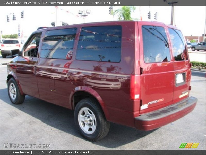 Dark Carmine Red Metallic / Neutral 2004 Chevrolet Astro LS Passenger Van