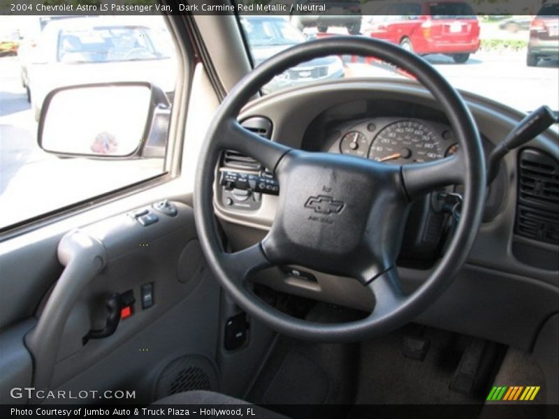 Dark Carmine Red Metallic / Neutral 2004 Chevrolet Astro LS Passenger Van