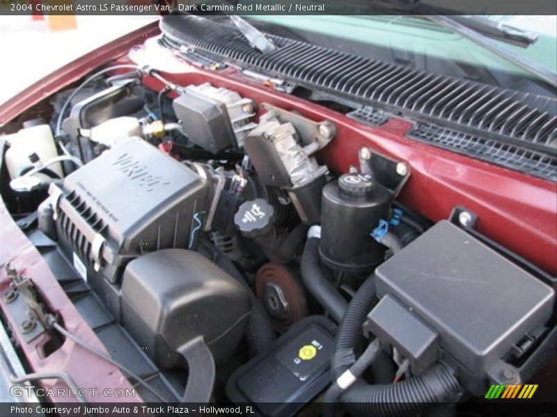 Dark Carmine Red Metallic / Neutral 2004 Chevrolet Astro LS Passenger Van