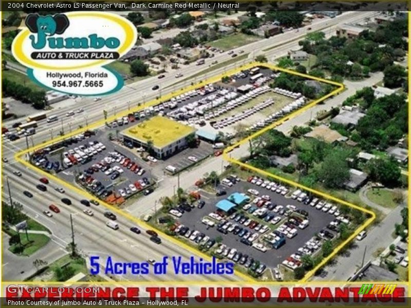 Dark Carmine Red Metallic / Neutral 2004 Chevrolet Astro LS Passenger Van