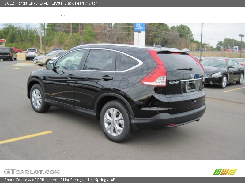 Crystal Black Pearl / Black 2012 Honda CR-V EX-L