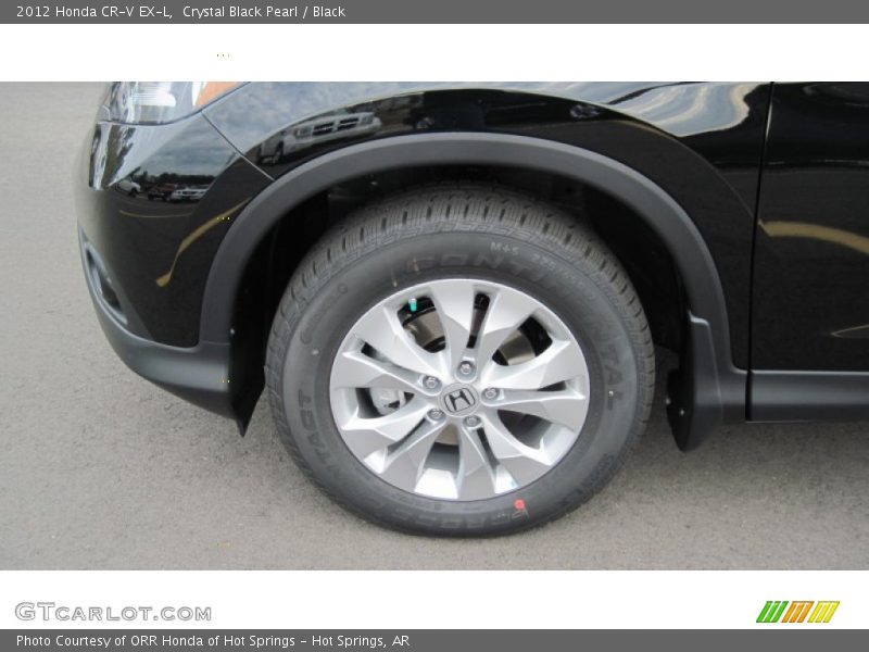 Crystal Black Pearl / Black 2012 Honda CR-V EX-L