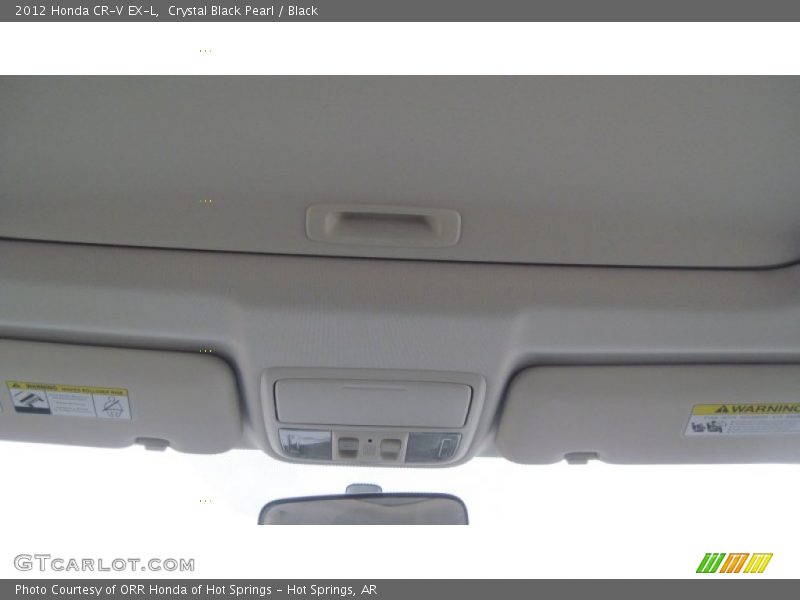 Crystal Black Pearl / Black 2012 Honda CR-V EX-L