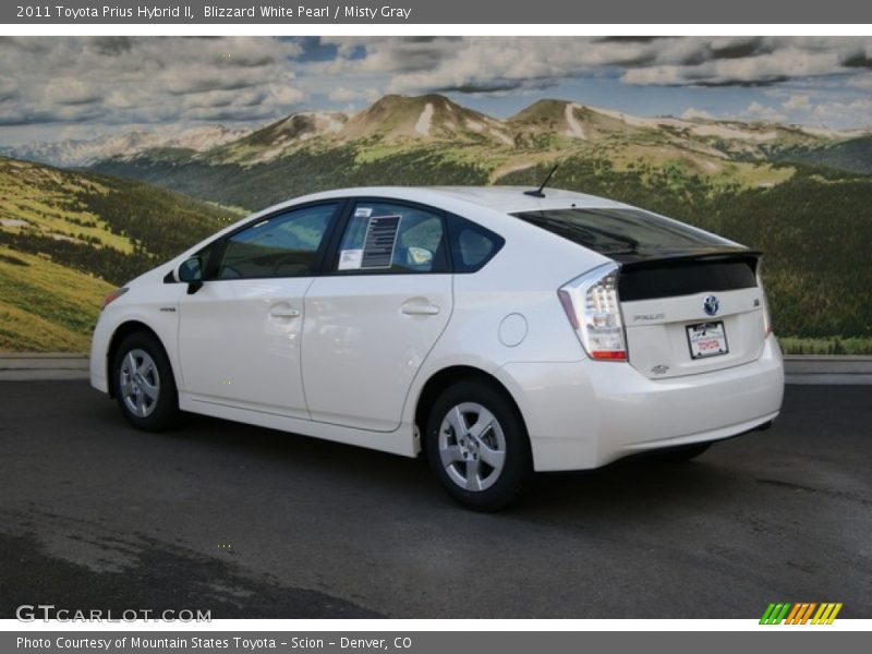 Blizzard White Pearl / Misty Gray 2011 Toyota Prius Hybrid II