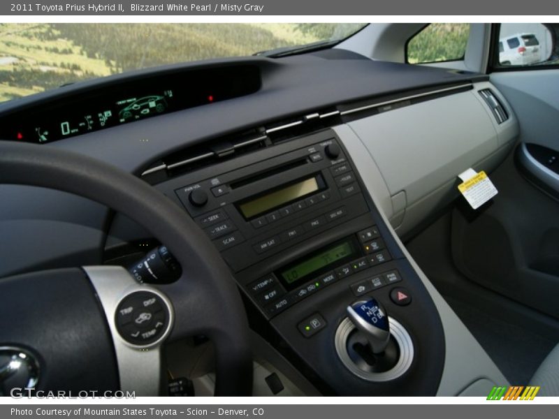 Blizzard White Pearl / Misty Gray 2011 Toyota Prius Hybrid II
