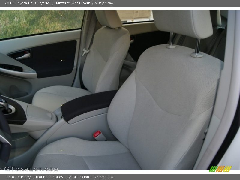 Blizzard White Pearl / Misty Gray 2011 Toyota Prius Hybrid II