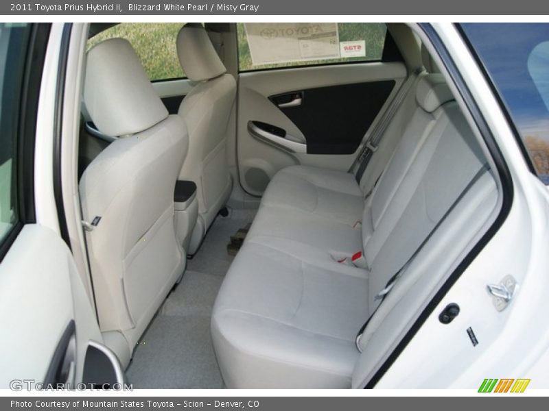 Blizzard White Pearl / Misty Gray 2011 Toyota Prius Hybrid II