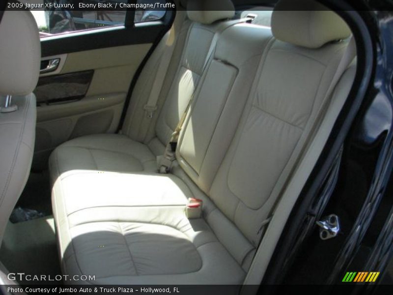 Ebony Black / Champagne/Truffle 2009 Jaguar XF Luxury