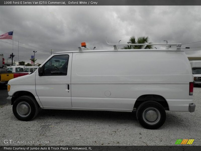 Oxford White / Grey 1998 Ford E Series Van E250 Commercial