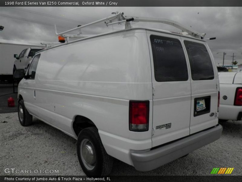 Oxford White / Grey 1998 Ford E Series Van E250 Commercial