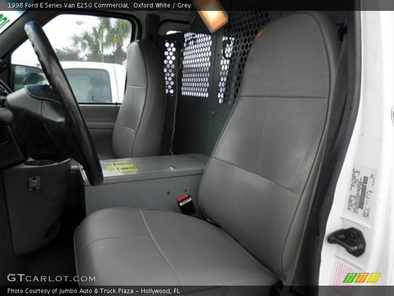 Oxford White / Grey 1998 Ford E Series Van E250 Commercial