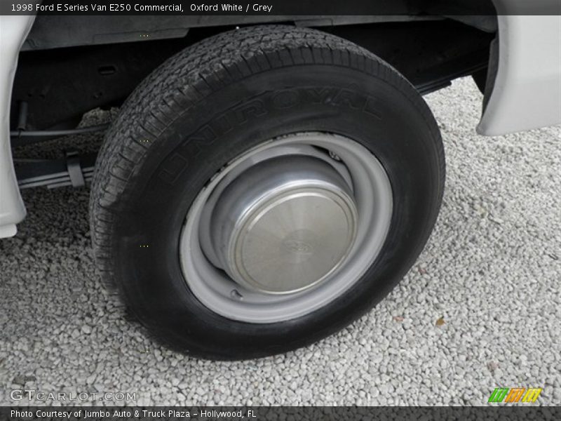Oxford White / Grey 1998 Ford E Series Van E250 Commercial