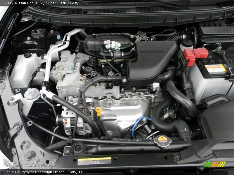 Super Black / Gray 2012 Nissan Rogue SV