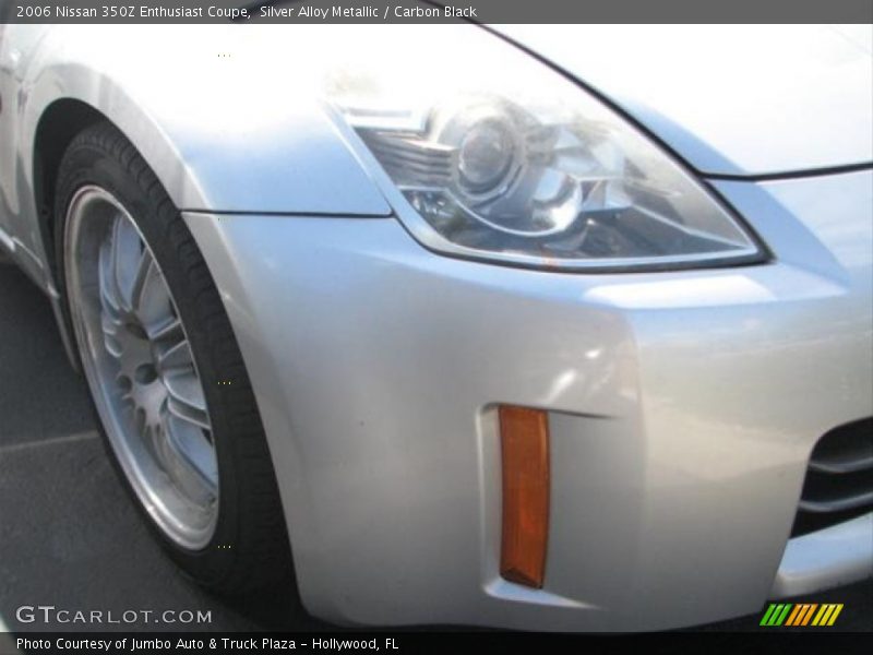 Silver Alloy Metallic / Carbon Black 2006 Nissan 350Z Enthusiast Coupe