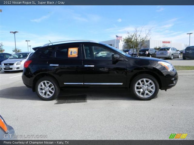 Super Black / Gray 2012 Nissan Rogue SL