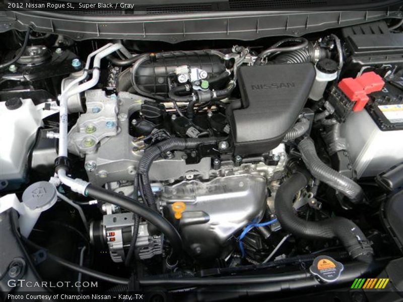 Super Black / Gray 2012 Nissan Rogue SL