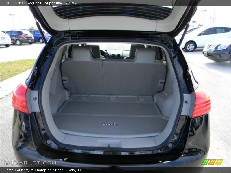 Super Black / Gray 2012 Nissan Rogue SL