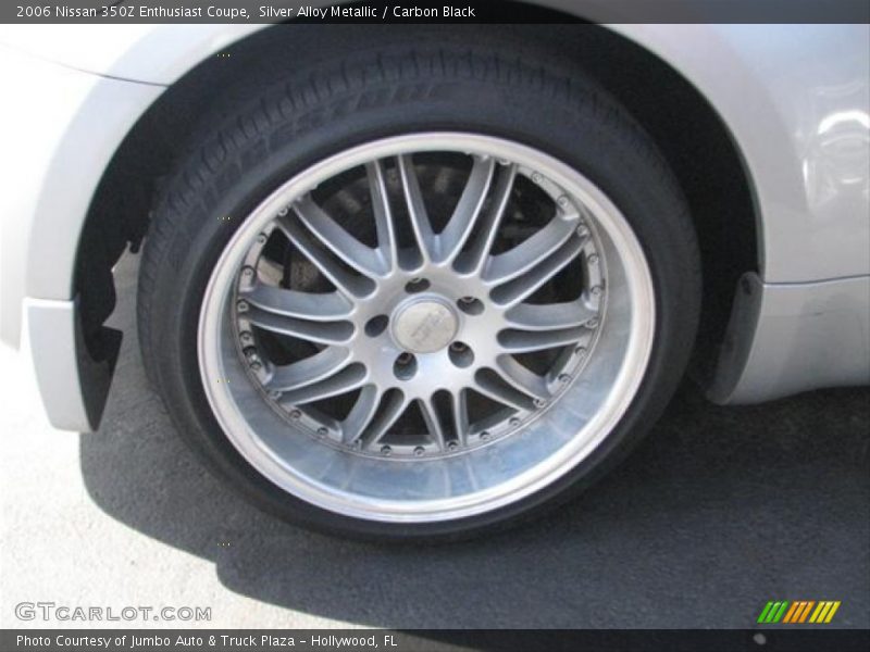 Silver Alloy Metallic / Carbon Black 2006 Nissan 350Z Enthusiast Coupe