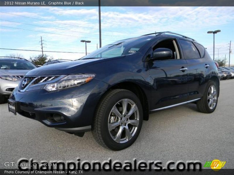 Graphite Blue / Black 2012 Nissan Murano LE
