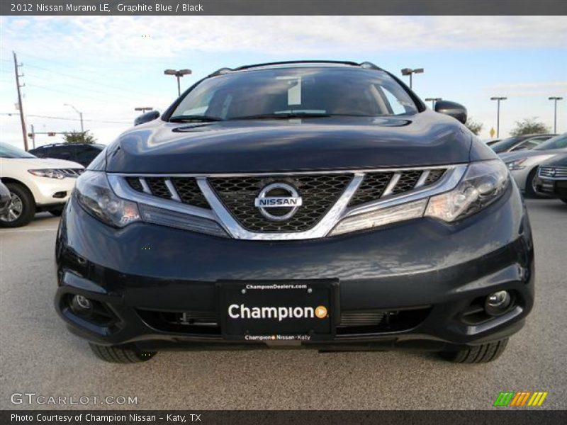 Graphite Blue / Black 2012 Nissan Murano LE