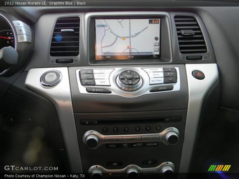Graphite Blue / Black 2012 Nissan Murano LE