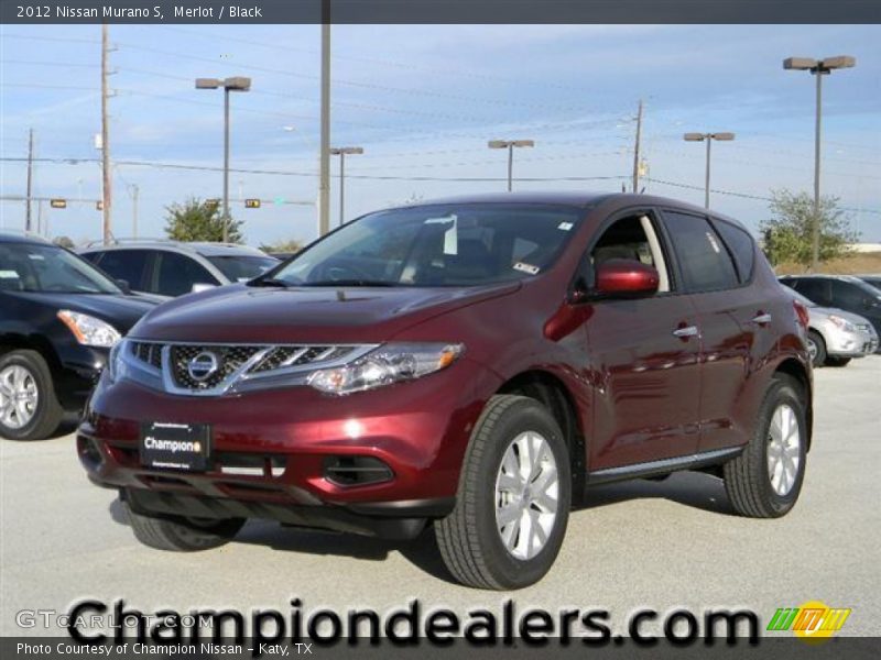 Merlot / Black 2012 Nissan Murano S