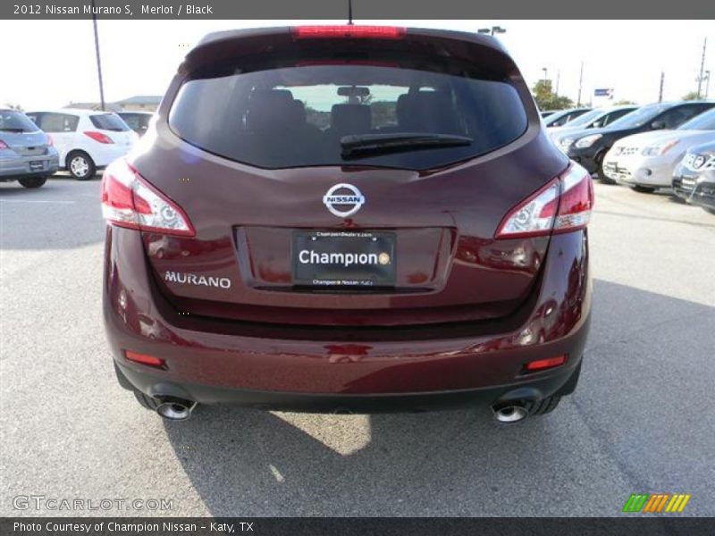 Merlot / Black 2012 Nissan Murano S