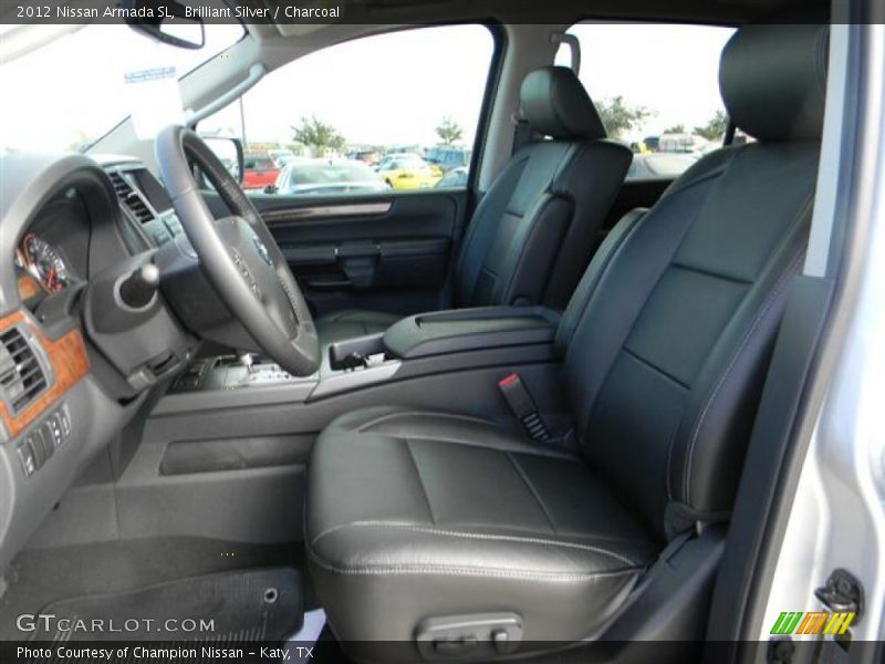 Brilliant Silver / Charcoal 2012 Nissan Armada SL