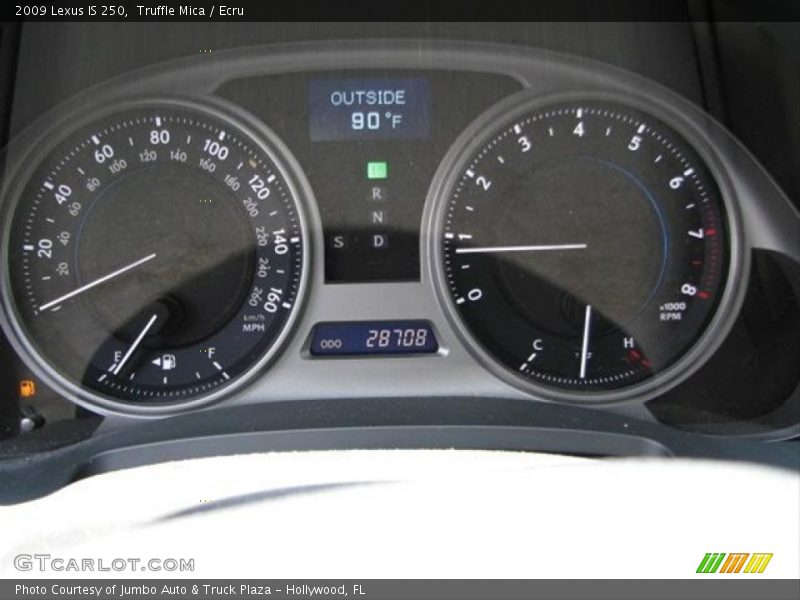  2009 IS 250 250 Gauges