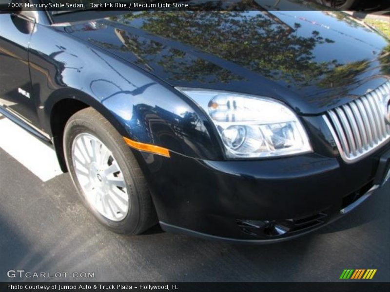Dark Ink Blue / Medium Light Stone 2008 Mercury Sable Sedan