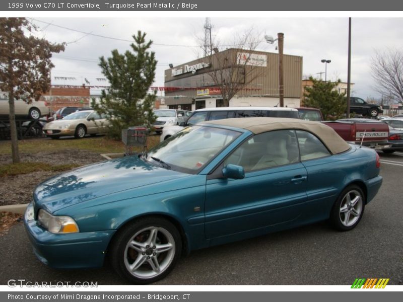 Turquoise Pearl Metallic / Beige 1999 Volvo C70 LT Convertible