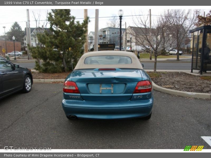 Turquoise Pearl Metallic / Beige 1999 Volvo C70 LT Convertible