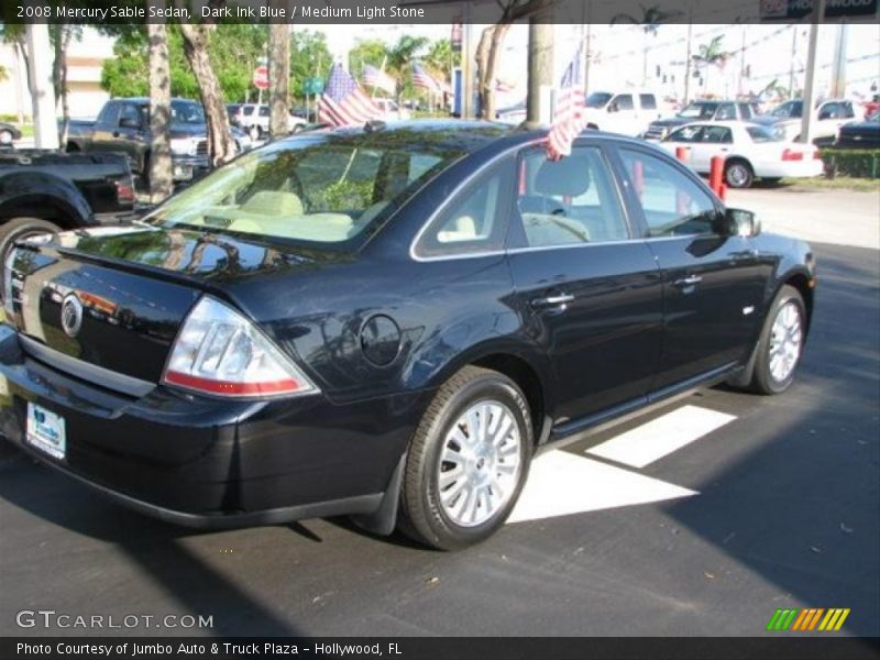 Dark Ink Blue / Medium Light Stone 2008 Mercury Sable Sedan