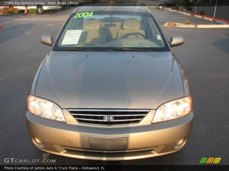 Sand Beige / Beige 2004 Kia Spectra Sedan