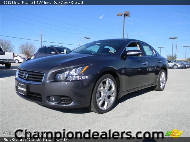 Dark Slate / Charcoal 2012 Nissan Maxima 3.5 SV Sport